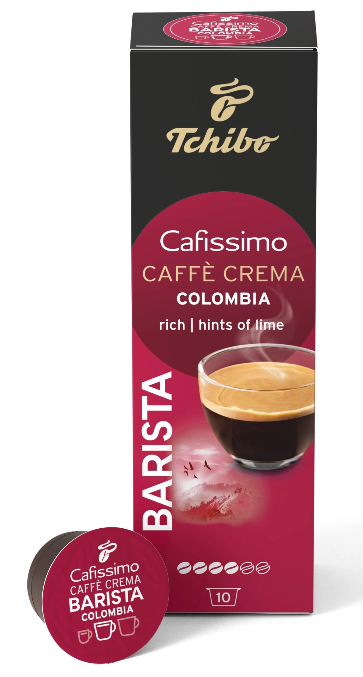 Kapsułki Tchibo Cafissimo Caffe Crema Colombia 10szt.