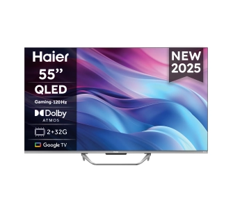 Telewizor Haier H55Q80FUX 55" QLED 4K 120Hz GoogleTV Dolby Vision Dolby Atmos HDMI 2.1