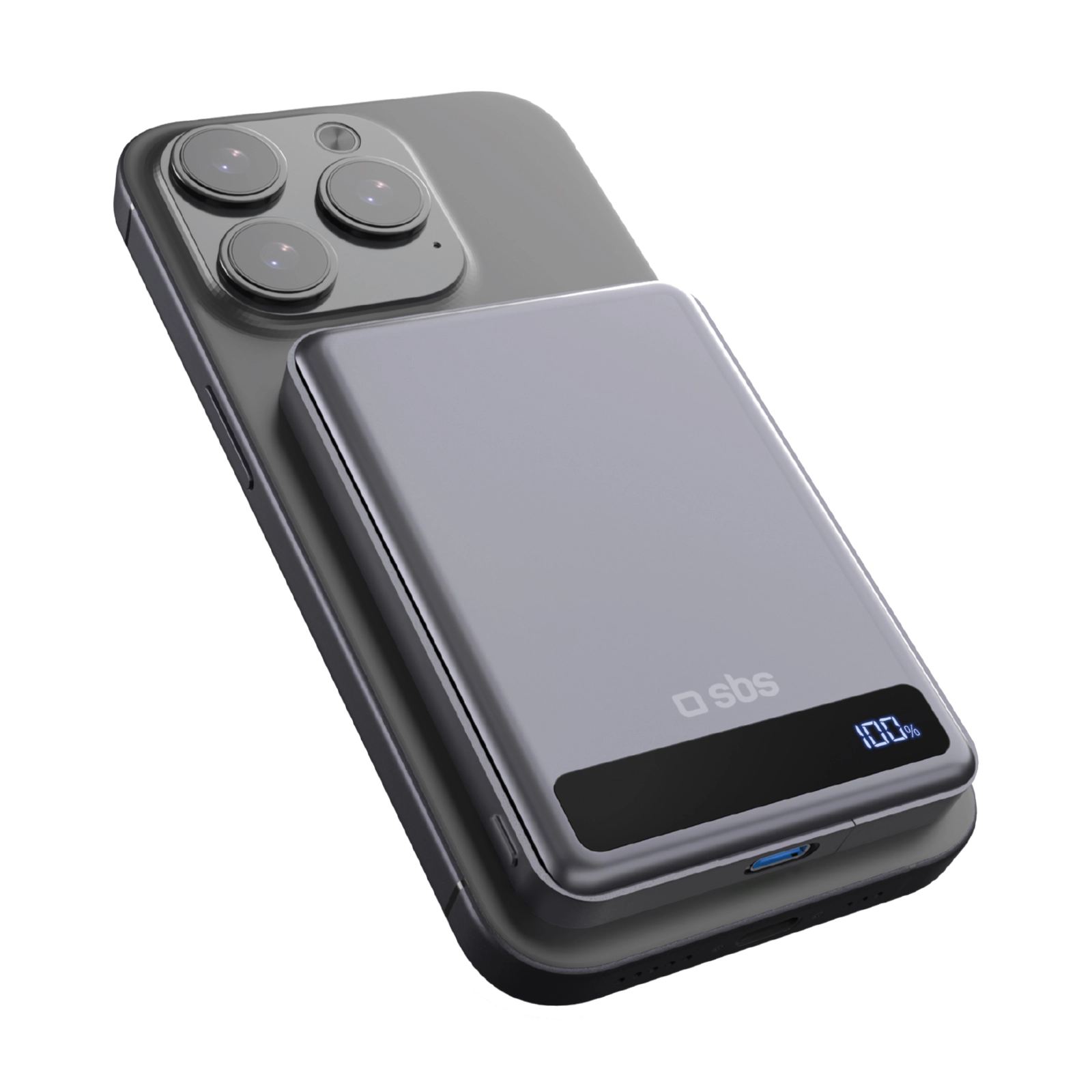 Powerbank SBS TEBB4200SSBQI2 5000mAh PD 20W QI2 15W Czarny
