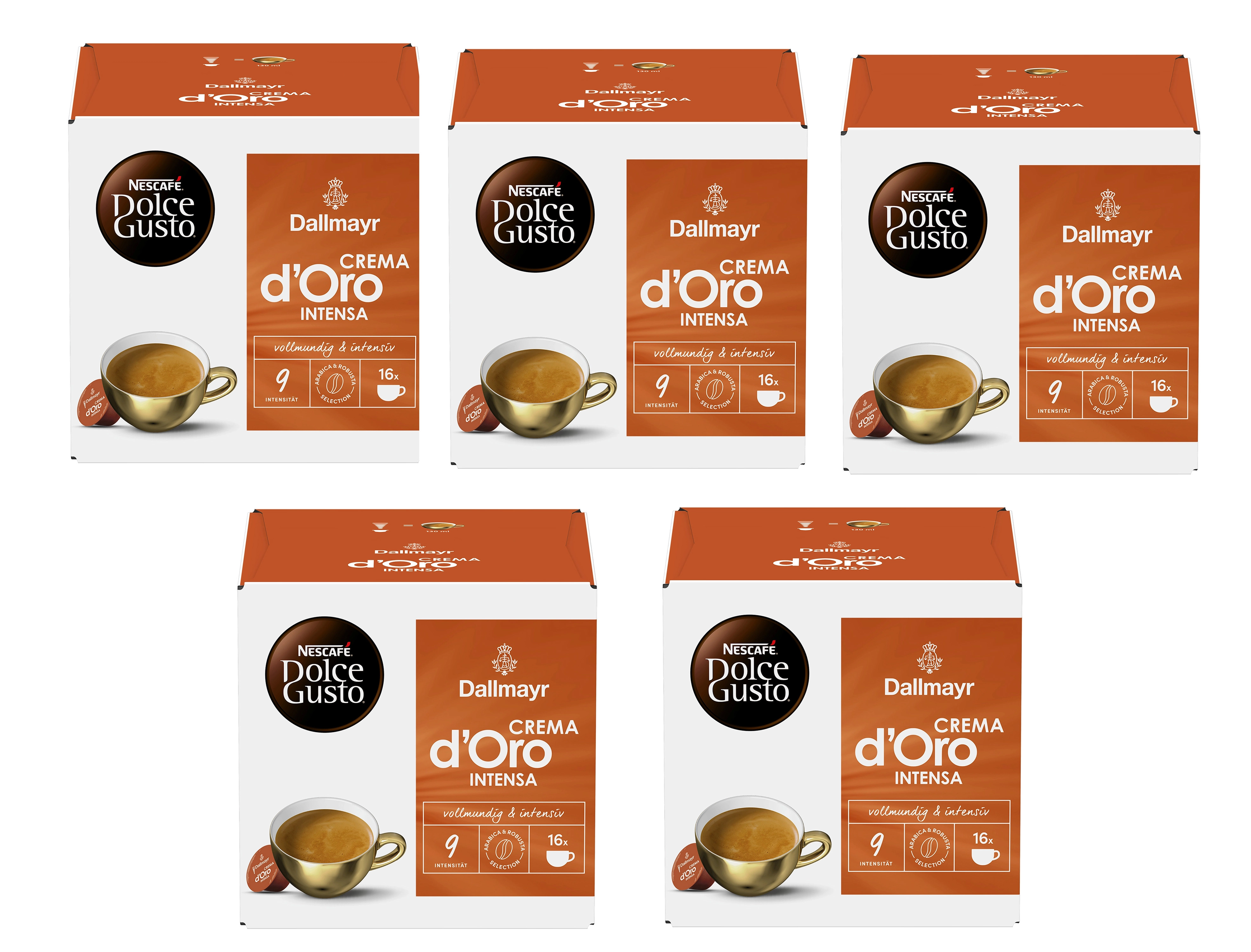 Kapsułki Nescafe Dolce Gusto Dallmayr Crema d'Oro Intensa 80szt.