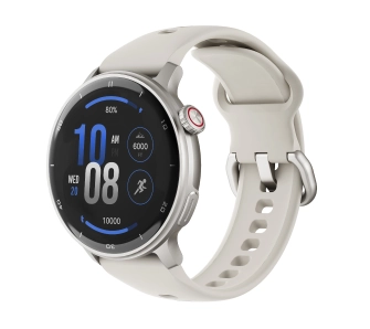 Smartwatch STELIO Activ Funkcje AI 46mm GPS Srebrny