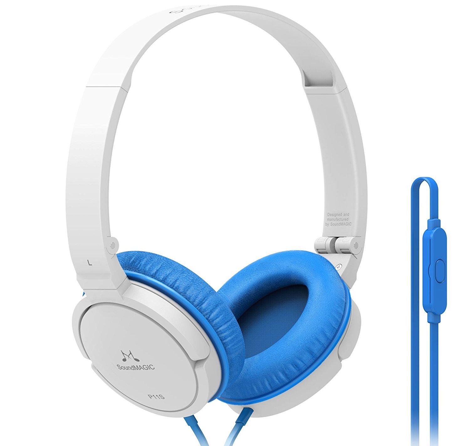 Słuchawki przewodowe SoundMAGIC P11S (biały)