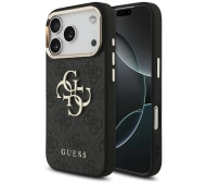 Guess 4G Big 4G Classic Logo do iPhone 17 Pro czarny złoty