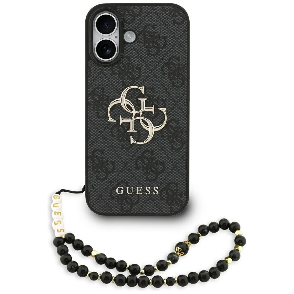 Etui Guess 4G Strap 4G Classic Logo do iPhone 17 czarny