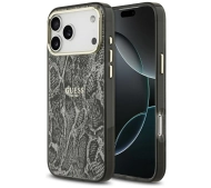 Guess Python Pattern MagSafe do iPhone 17 Pro Max czarny