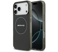 AMG Double Layer Transparent Smocked MagSafe do iPhone 17 Pro Max czarny