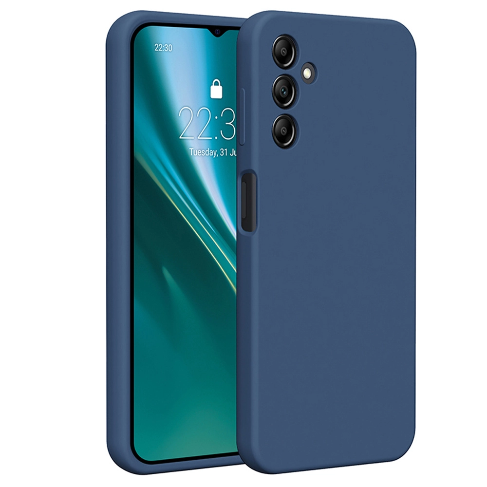 Etui Etteri Silicone Case do Galaxy A14 Niebieski
