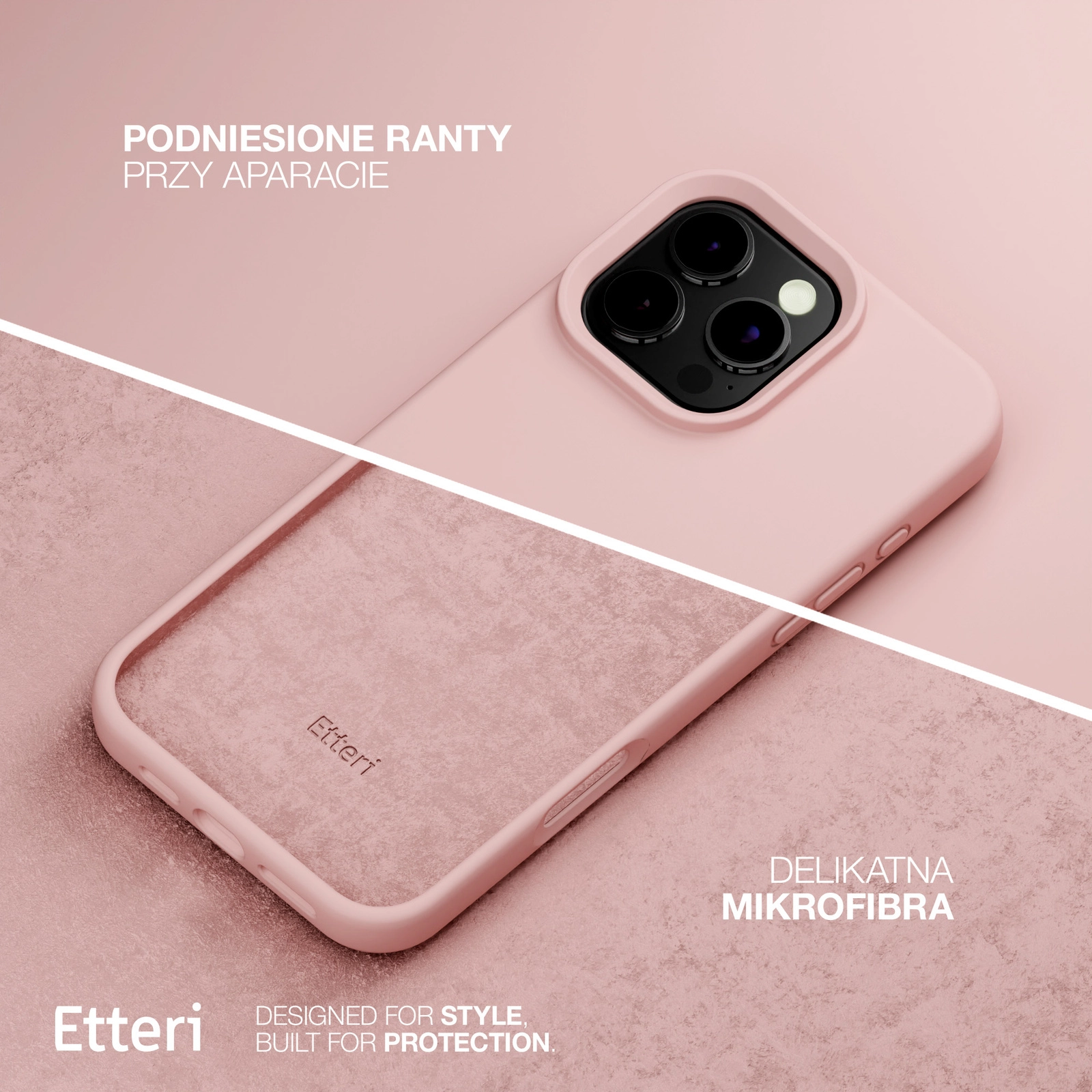 Etui Etteri Silicone Case do Xiami Redmi Note 13 5G Różowy