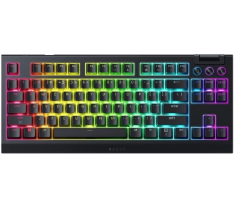 Klawiatura mechaniczna Razer BlackWidow V4 Tenkeyless HyperSpeed Orange Czarny