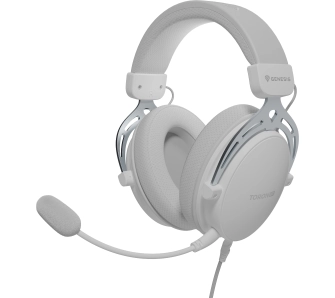 Słuchawki przewodowe z mikrofonem Genesis Toron 531 Nauszne Biały
