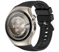 Bizon Strap Watch Silicone S do Huawei Watch 5 42 mm czarny