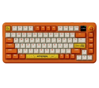 Klawiatura mechaniczna Ajazz AK820 MAX Avocado Switch Pomarańczowy