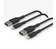 Belkin USB-A do Lightning 12W 1m Czarny 2 szt.