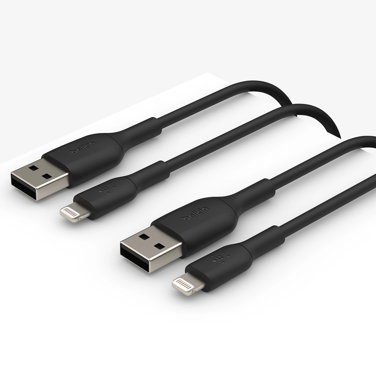 Kabel Belkin USB-A do Lightning 12W 1m Czarny 2 szt.
