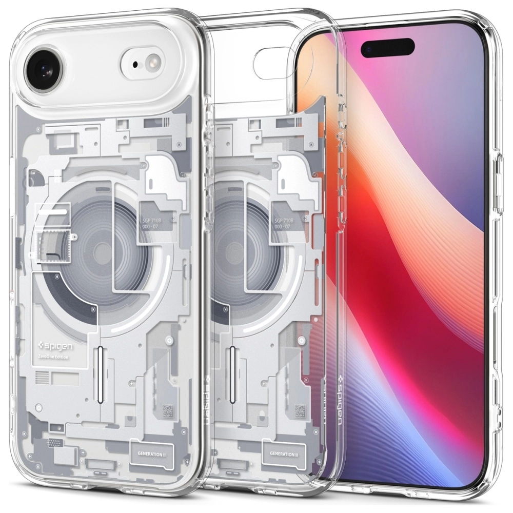 Etui Spigen Ultra Hybrid Mag MagSafe do iPhone Air zero one Biały