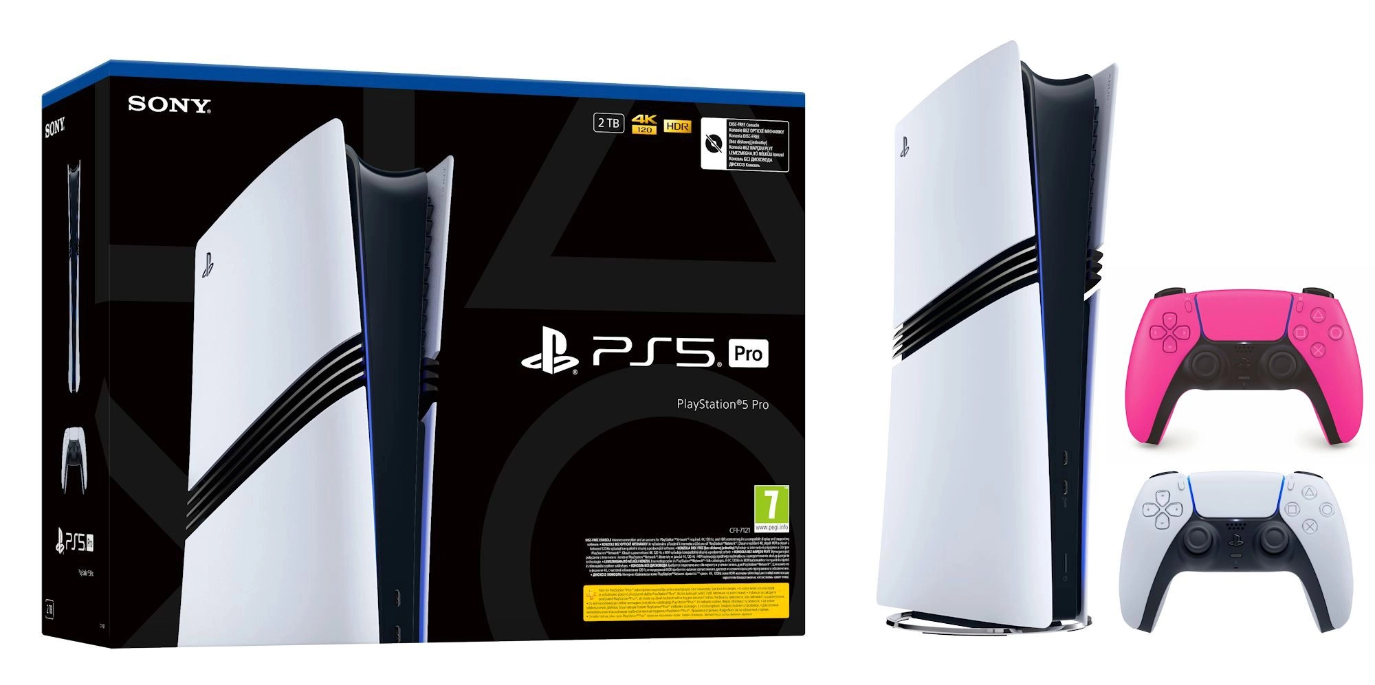 Konsola Sony PlayStation 5 Pro (PS5) 2TB + Dodatkowy Pad Różowy