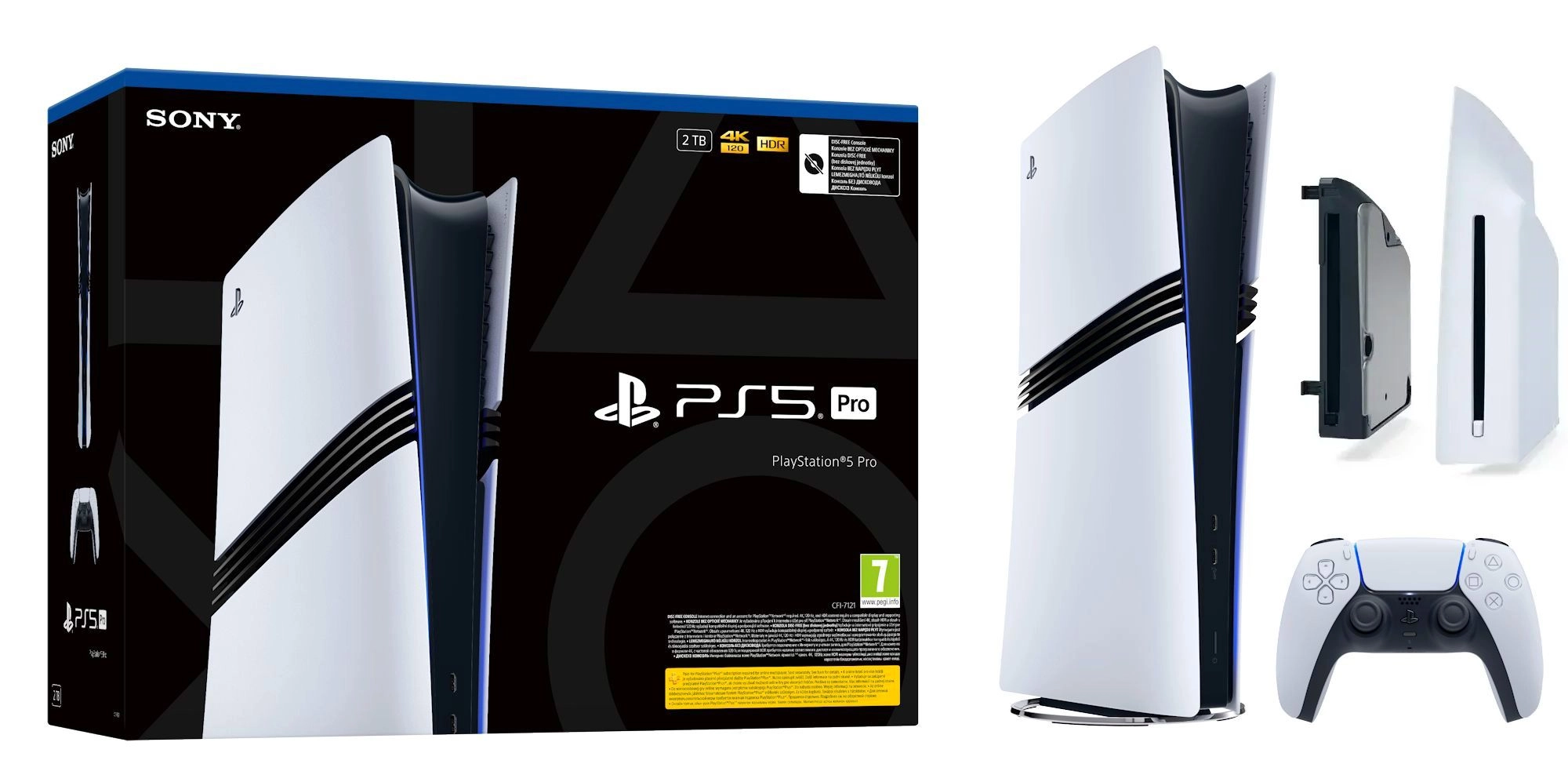 Konsola Sony PlayStation 5 Pro (PS5) 2TB + Disc Drive Blu-Ray