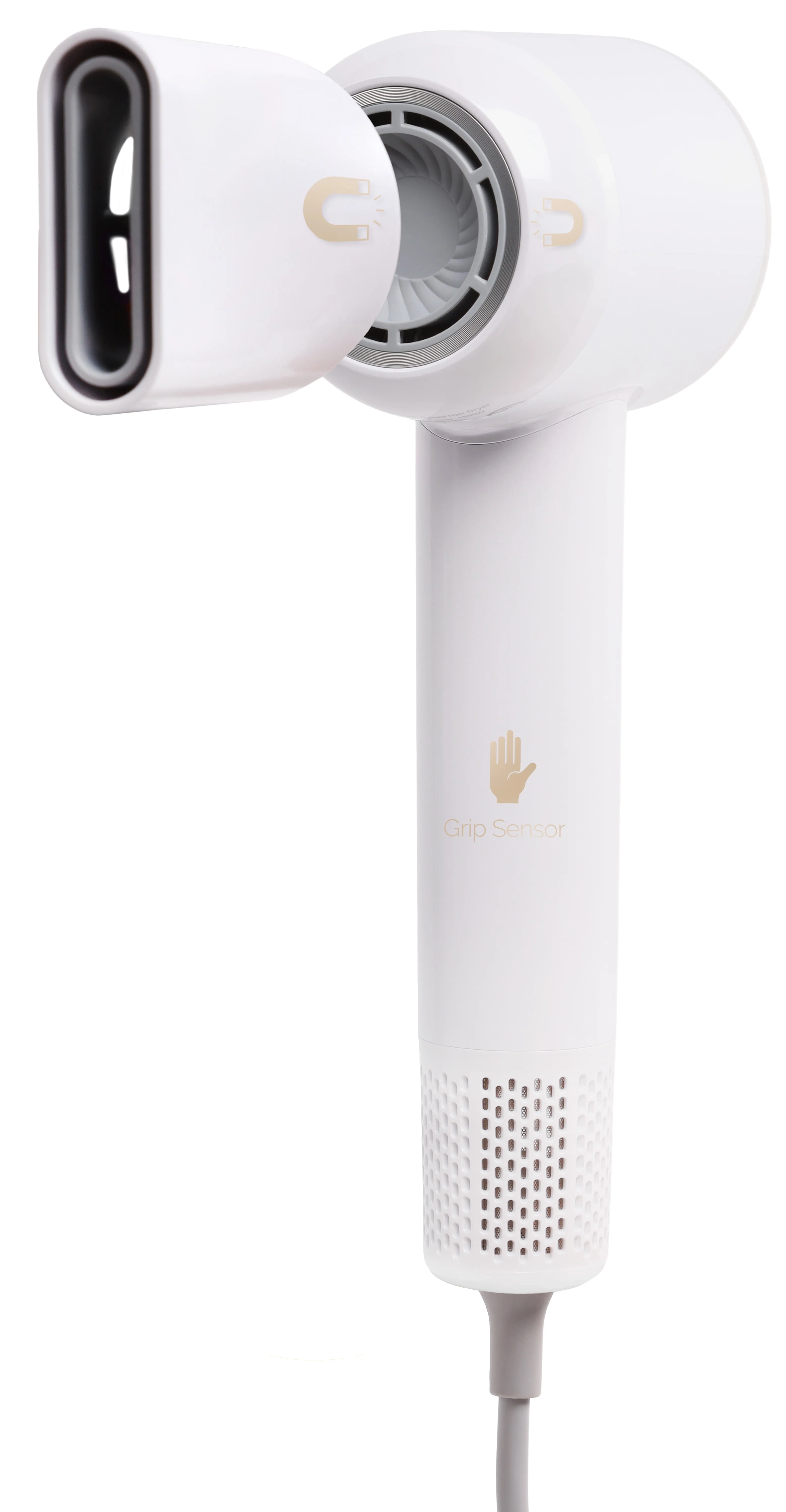 Suszarka do włosów Zehnder Flavia Jonizacja Dyfuzor Zimny nawiew 1600W 3 prędkości 3 temperatury Biały