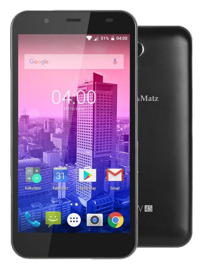 Smartfon Kruger & Matz Flow 4S KM0442-B (czarny)