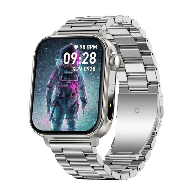Smartwatch Colmi P80 Stalowo-srebrny