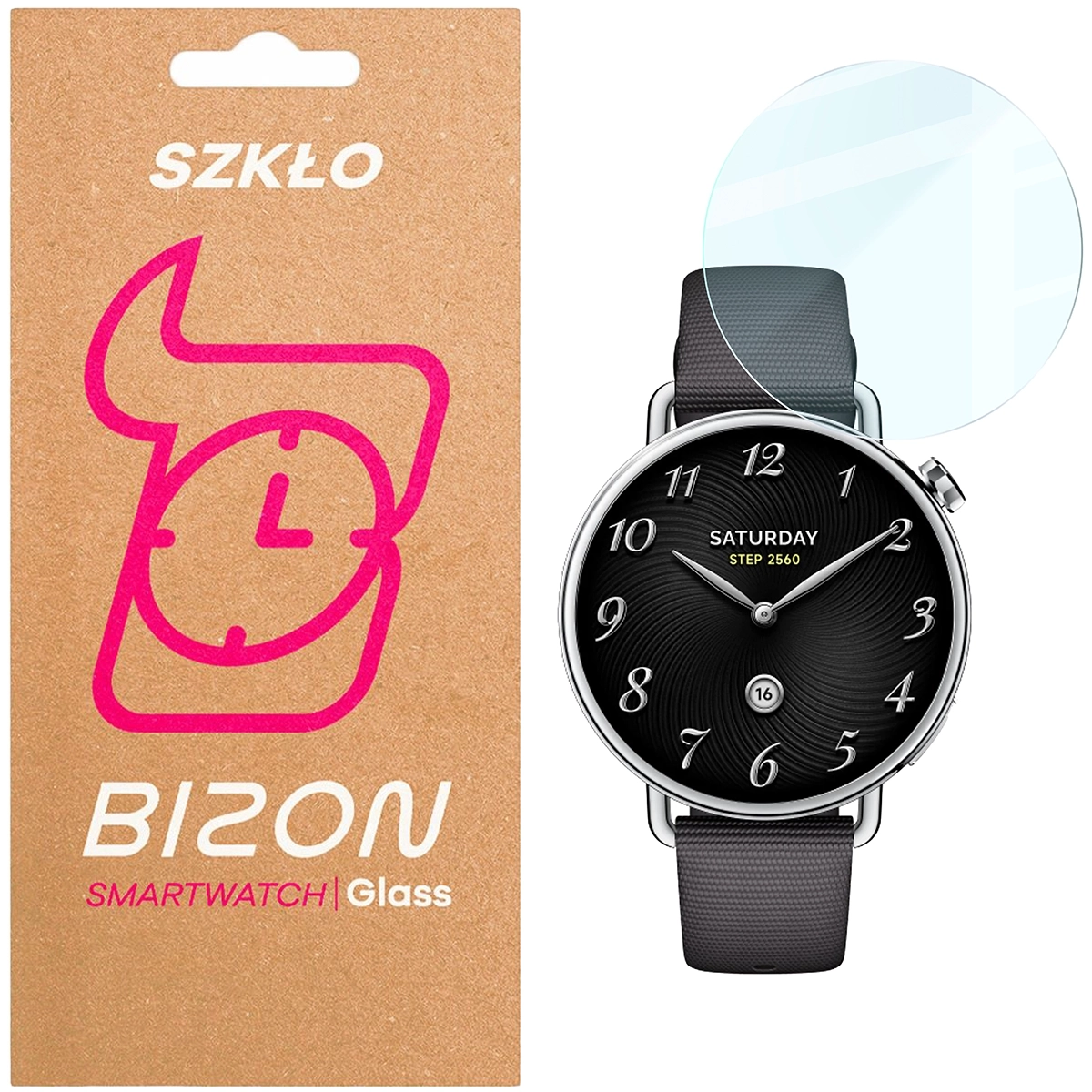 Szkło hartowane Bizon Watch Clear do Xiaomi Watch S4 41mm