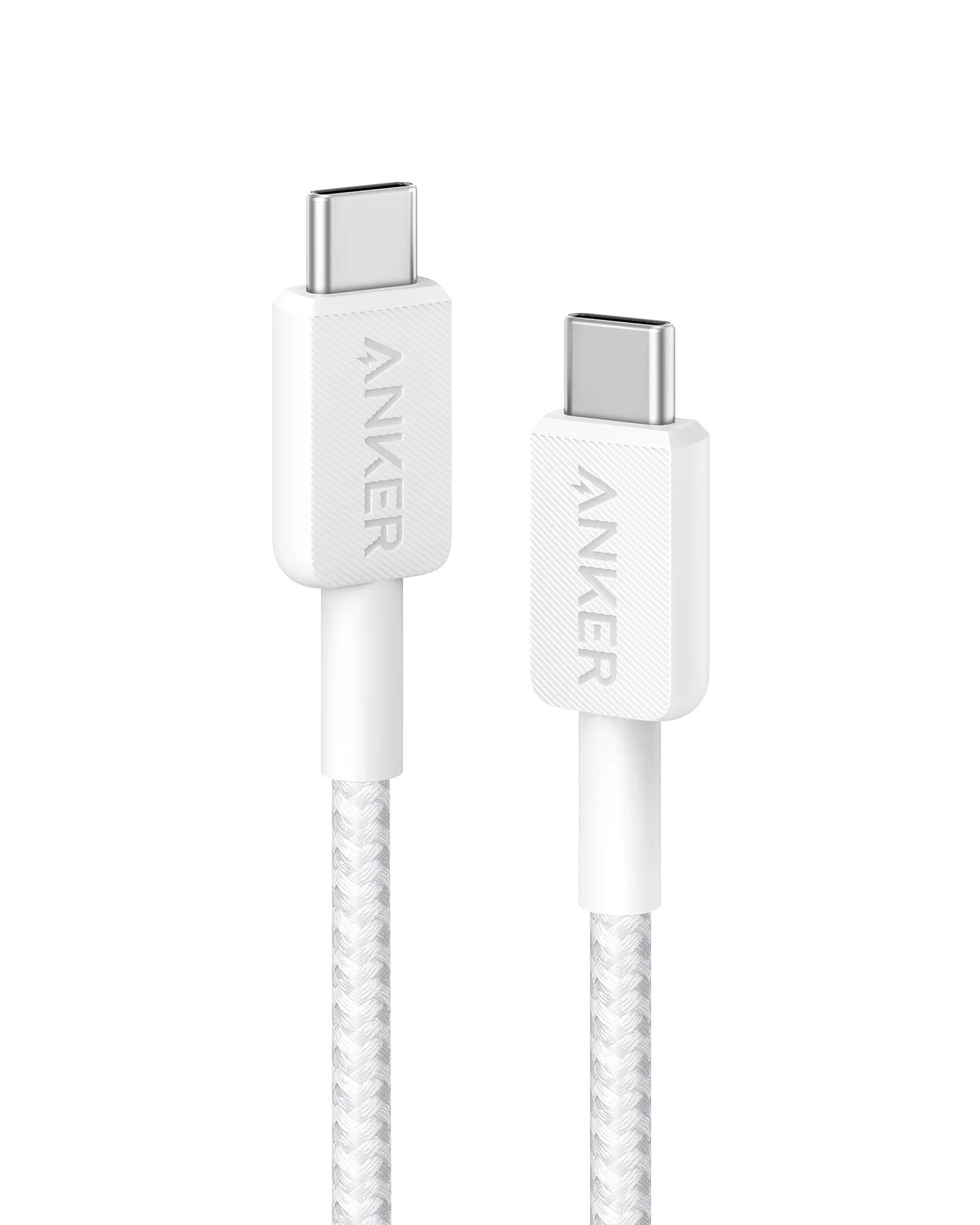 Kabel Anker 322 USB-C do USB-C 60W 1,8m Biały