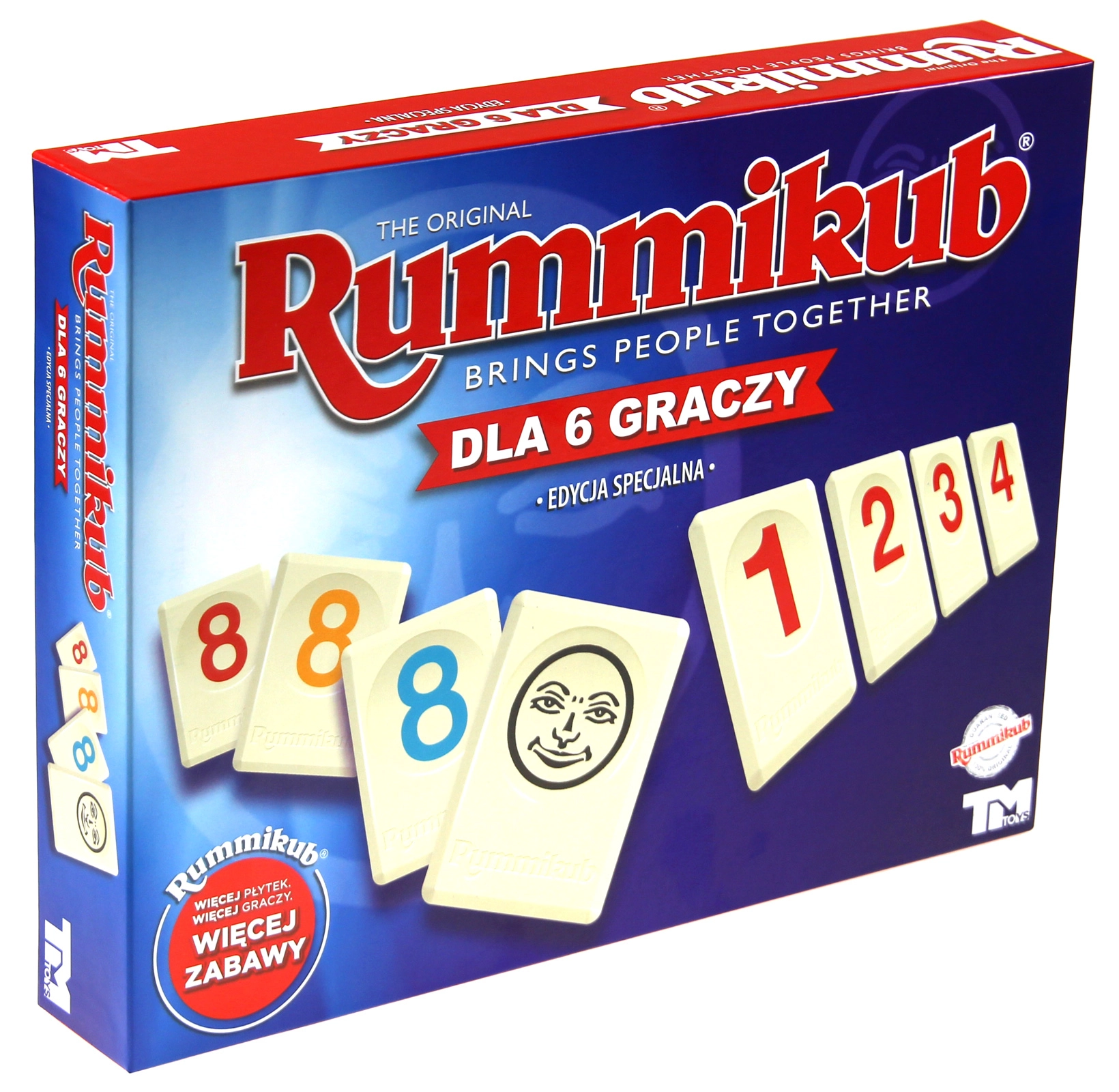 Gra karciana Rummikub XP Edycja dla 6 graczy