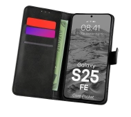 Bizon z klapką Pocket do Samsung Galaxy S25 FE Czarny