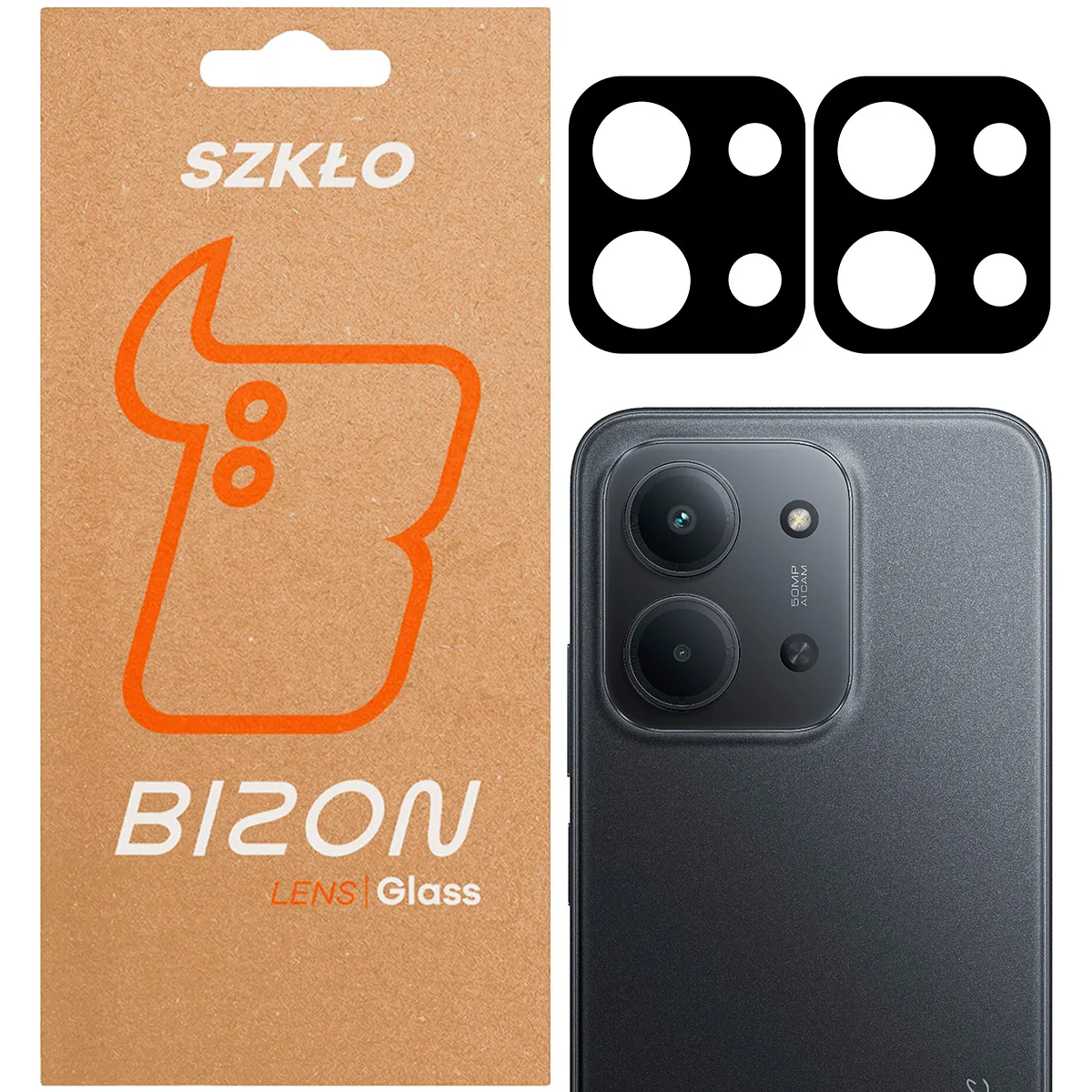 Szkło ochronne Bizon na aparat Silk Lens do Xiaomi Redmi 15C 4G / 5G