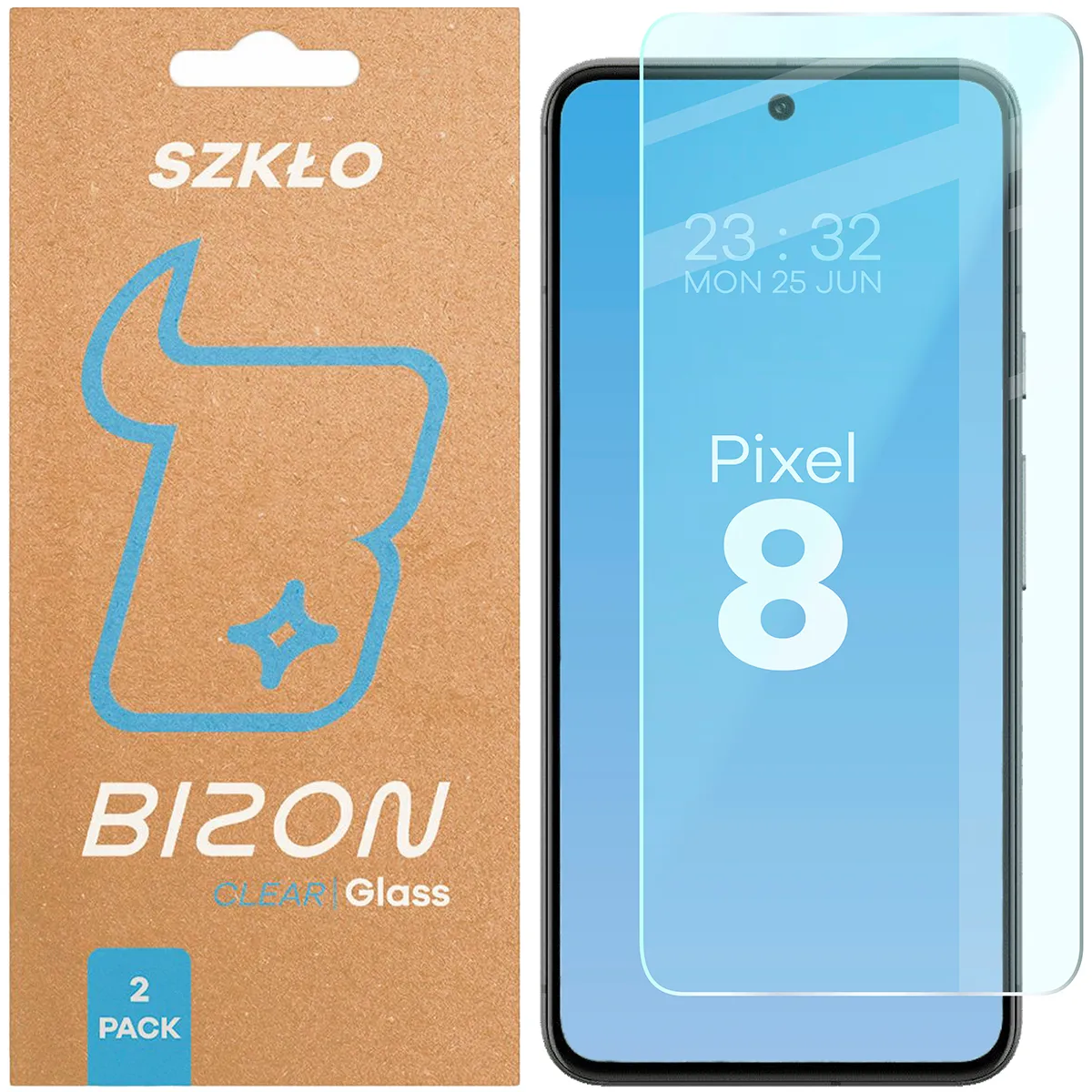 Szkło hartowane Bizon Clear Duo do Google Pixel 8