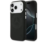 Mercedes-Benz Silicone Vintage Logo MagSafe do iPhone 17 Pro Czarny
