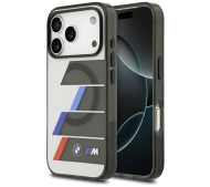 BMW M IML Metal Buttons Tricolor Lines MagSafe do iPhone 17 Pro Max Antracyt