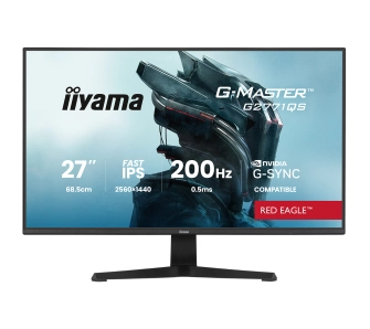 Monitor iiyama G-Master Red Eagle G2771QS-B1 27" 2K Fast IPS 200Hz 0,5ms MPRT Gamingowy