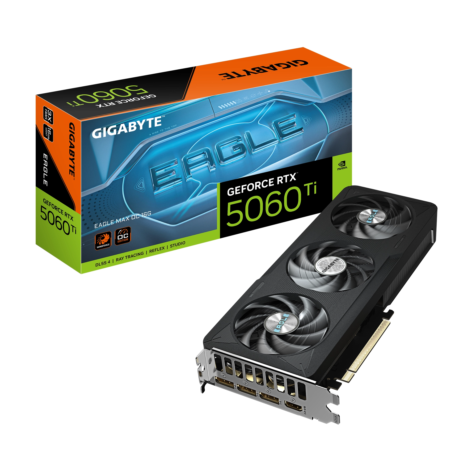 Karta graficzna Gigabyte GeForce RTX 5060 Ti Eagle Max OC 16GB GDDR7 128bit DLSS 4