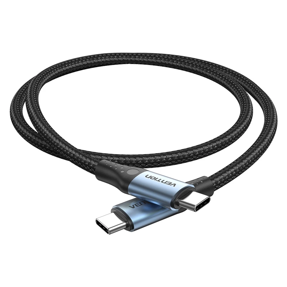 Kabel Vention USB-C do USB-C 2.0 5A 240W 1,5m Czarny