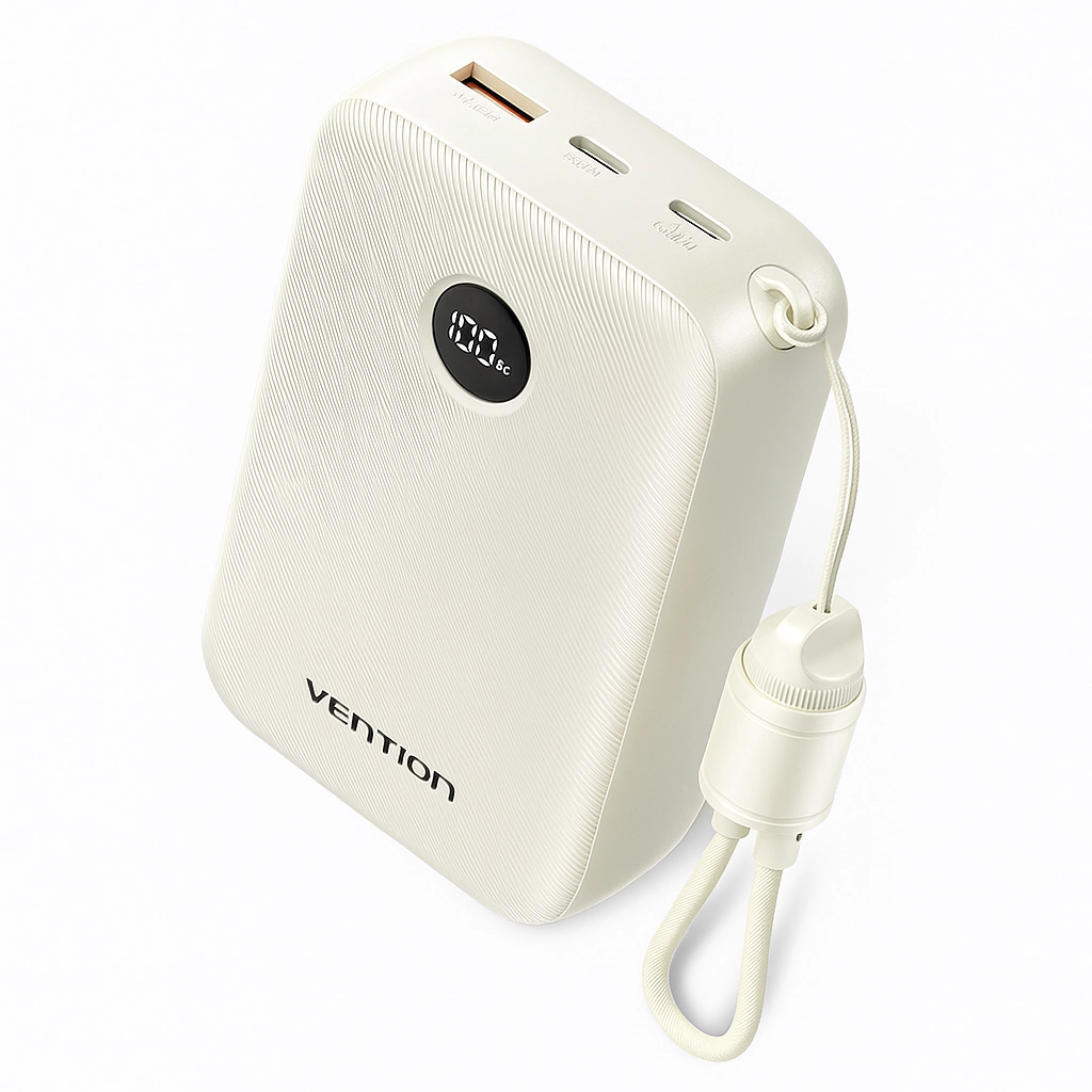 Powerbank Vention FKBN0-C 20000mAh 22,5W Beżowy