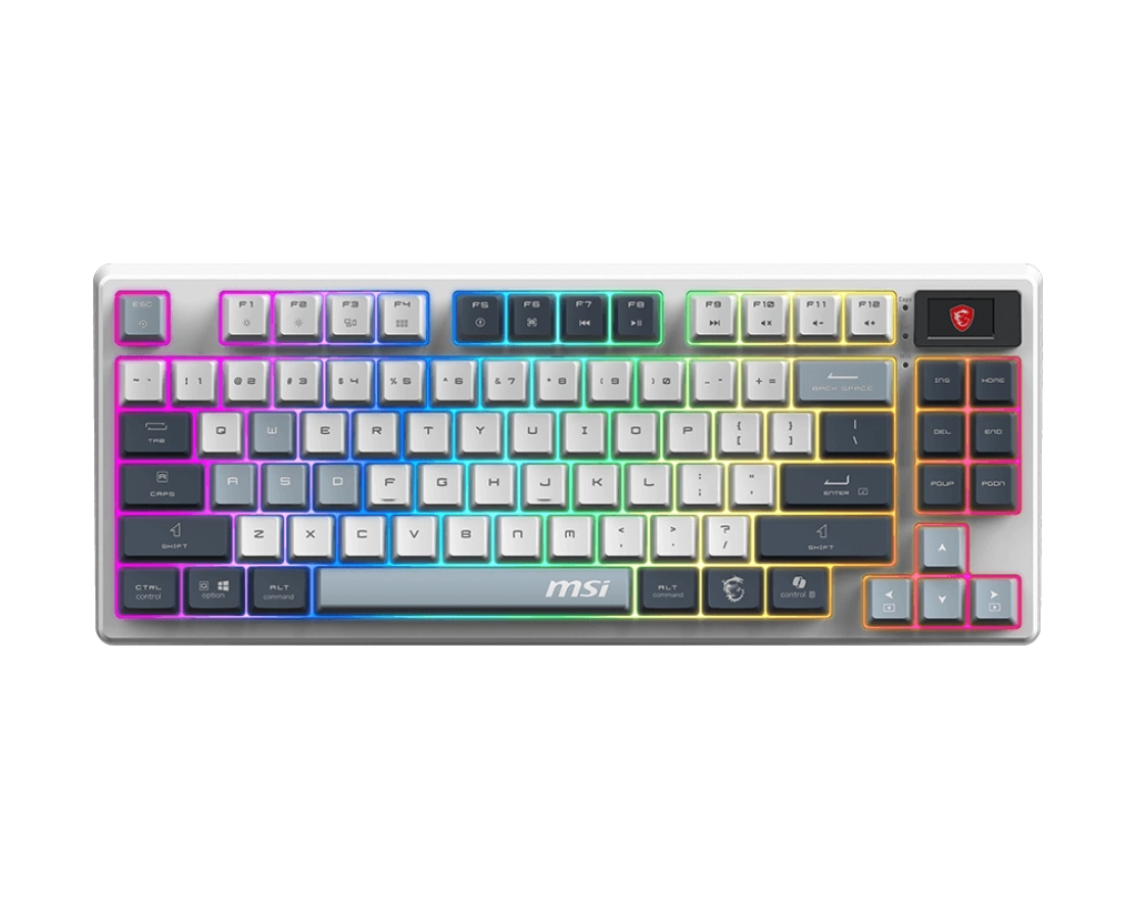 Klawiatura mechaniczna MSI Forge GK600 TKL Wireless Szary