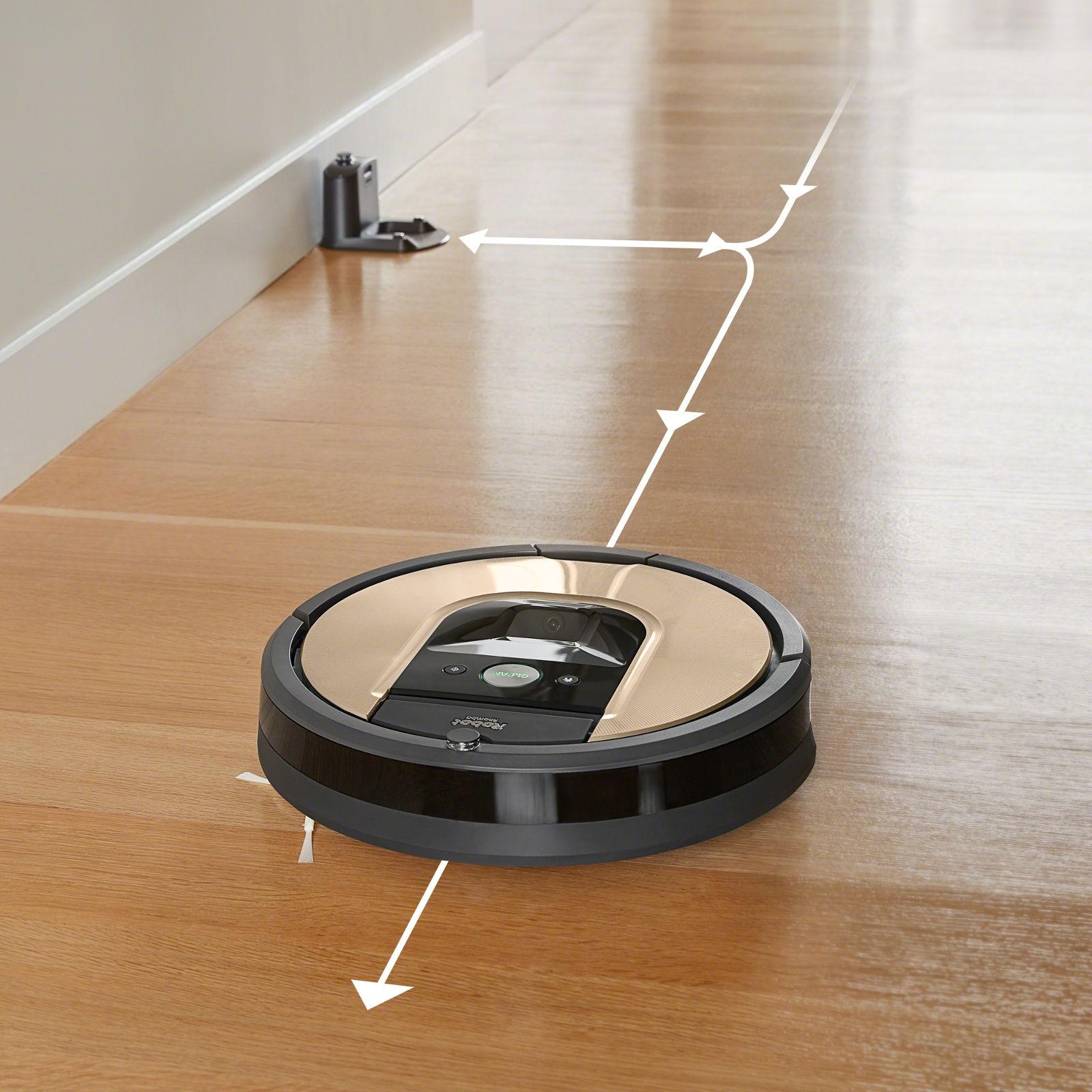 Robot sprzątający iRobot Roomba 966 - powrót do bazy i ładowanie