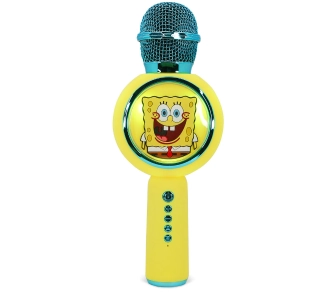 Mikrofon z głośnikiem Bluetooth OTL Technologies Karaoke SPONGEBOB 5W Żółty