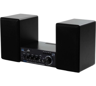 Power Audio Musicmate MM-SC990 DiscoPack 2x50W Bluetooth Radio FM Mikrofony Karaoke Czarny