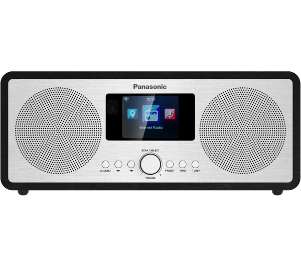 Radioodbiornik Panasonic RF-D40EG-K Radio FM, DAB+ Internetowe Wi-Fi Bluetooth Czarny