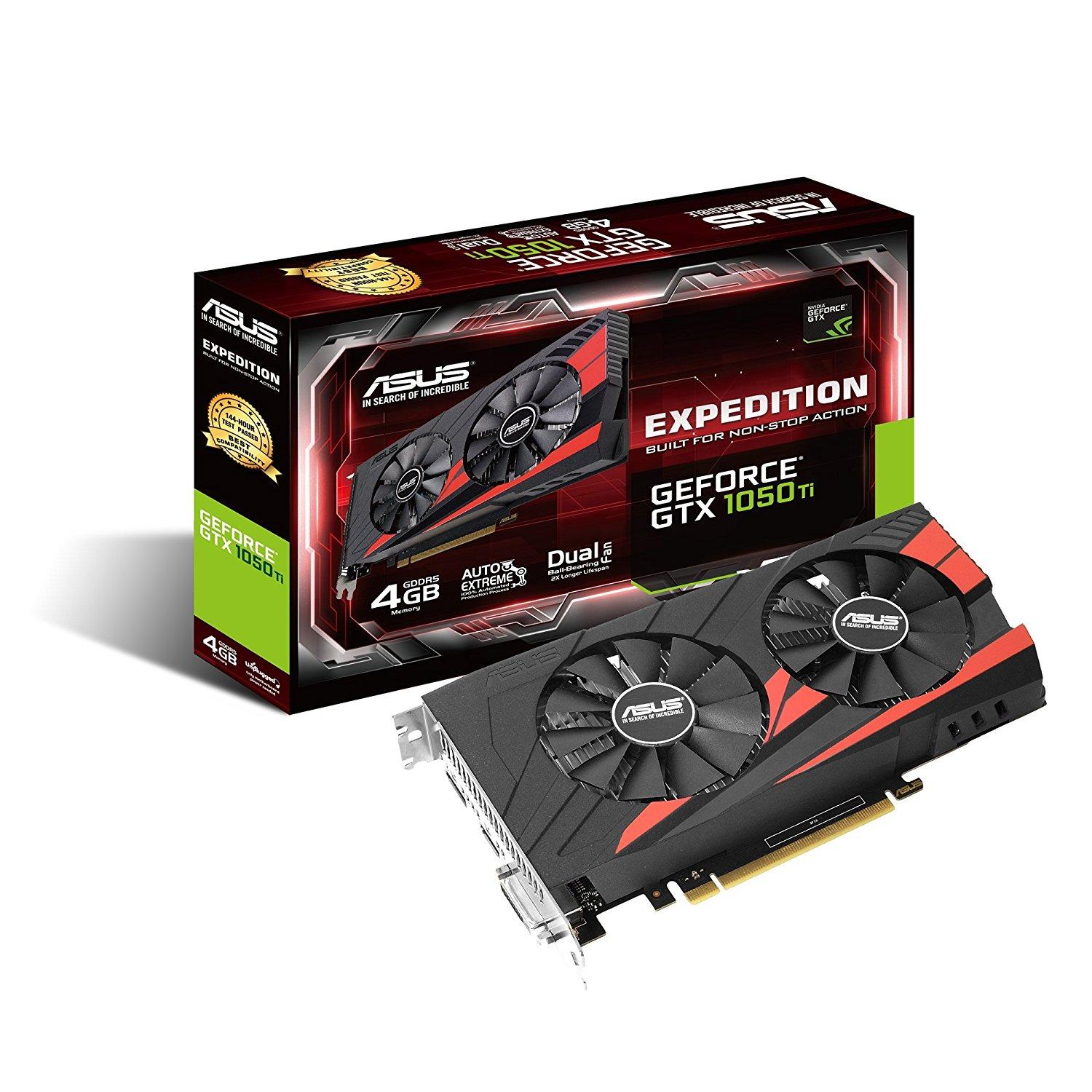 ASUS GeForce GTX 1050 Ti OC Expedition 4GB DDR5 128bit