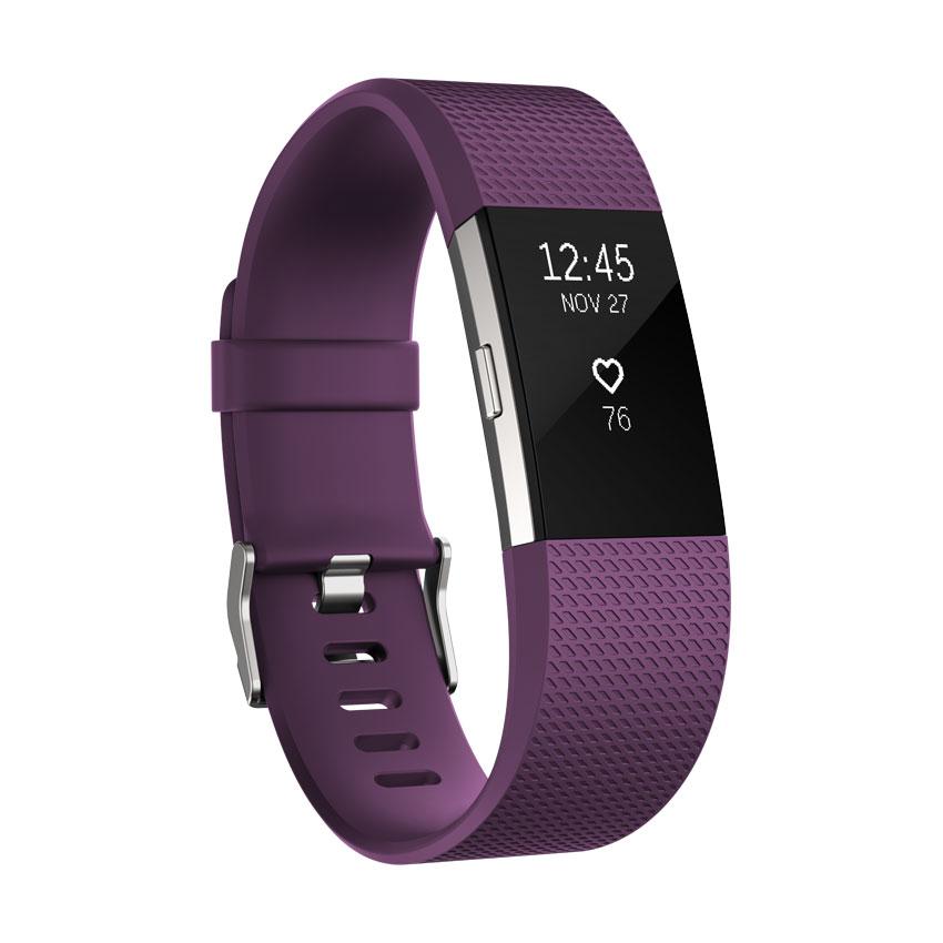 Fitbit by Google Charge 2 S Fioletowo-srebrny