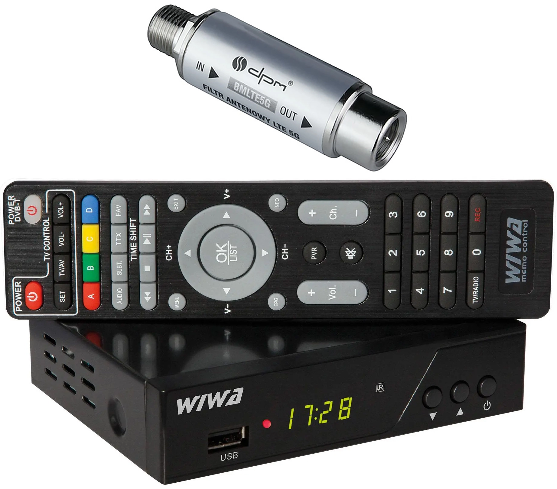 Dekoder Wiwa H.265 PRO + Filtr