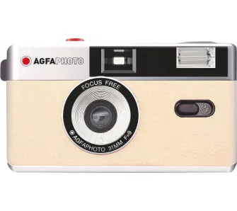 Aparat analogowy AgfaPhoto Reusable Photo Camera 35mm Beżowy