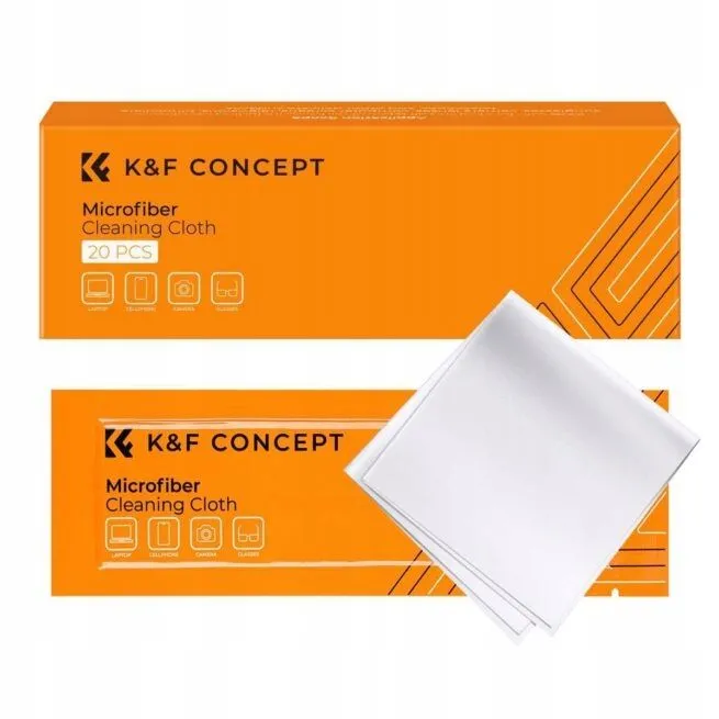 K&F Concept SKU:1615 Mikrofibra do Czyszczenia Kamery Optyki Aparatu 20szt