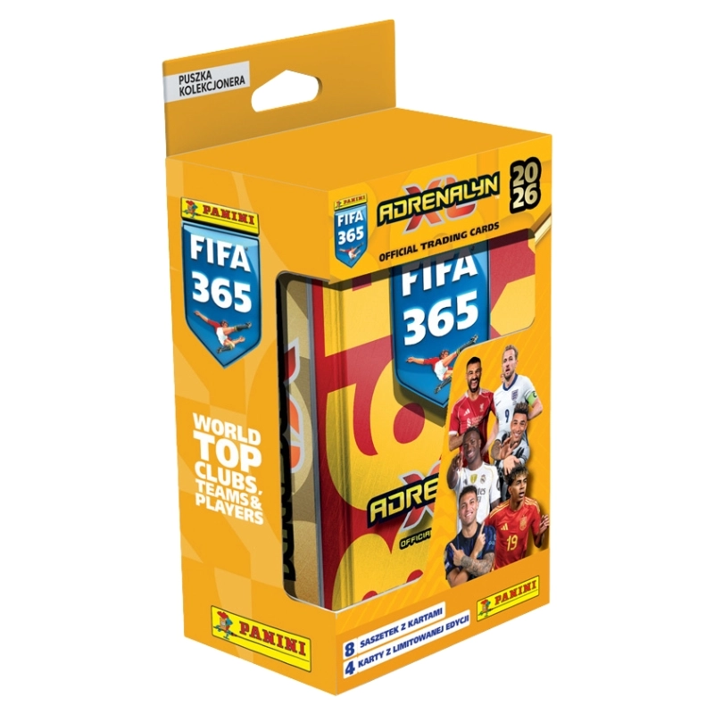Karty kolekcjonerskie Panini Adrenalyn XL FIFA365 25/26 Puszka