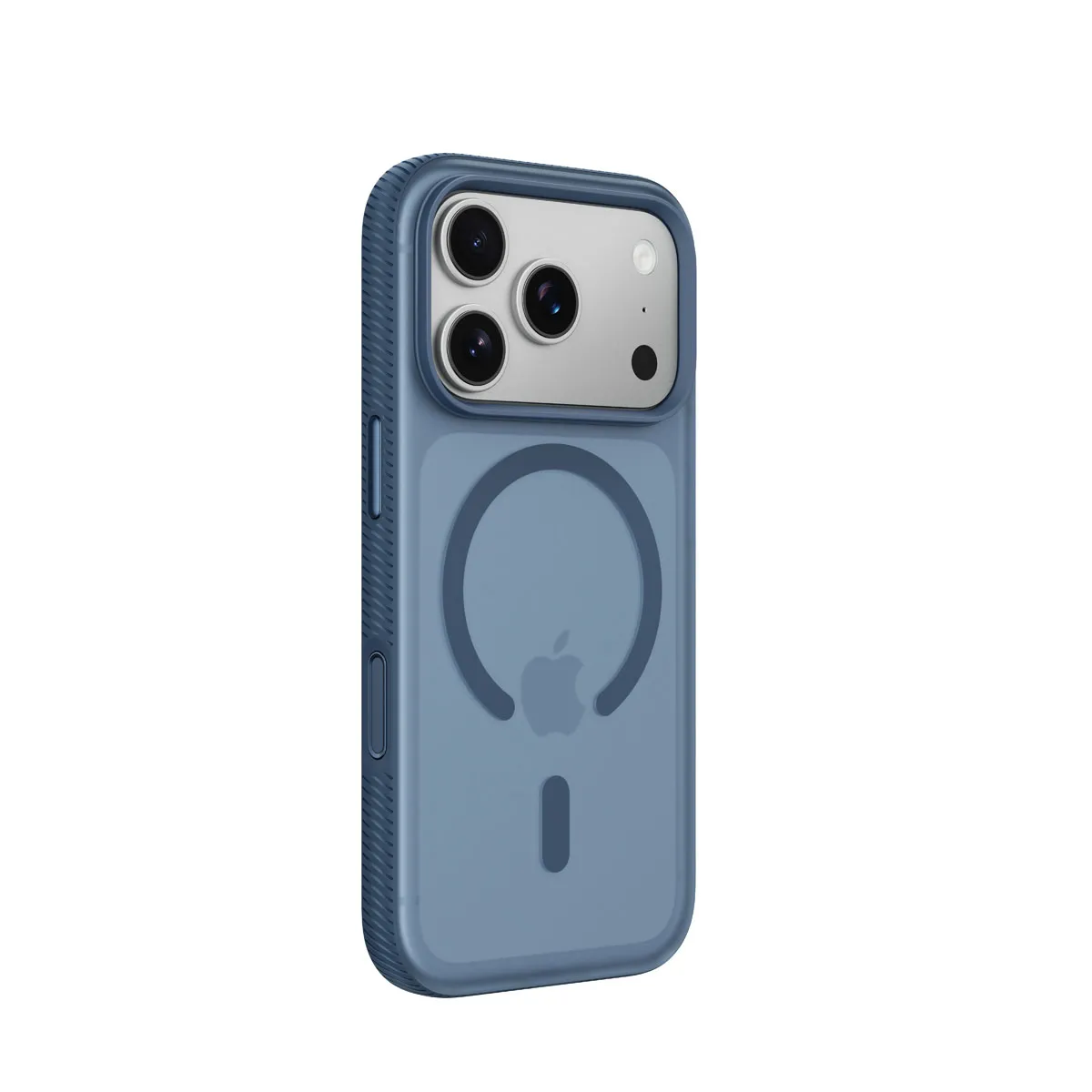 Etui Belkin MSA035HQNY do iPhone 17 Pro magnetyczne żebrowane Granatowy