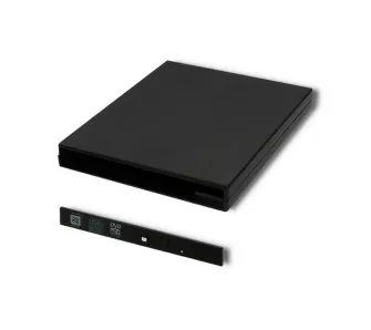 Obudowa na napęd optyczny Qoltec 51864 CD/DVD SATA USB 2.0 9.5mm
