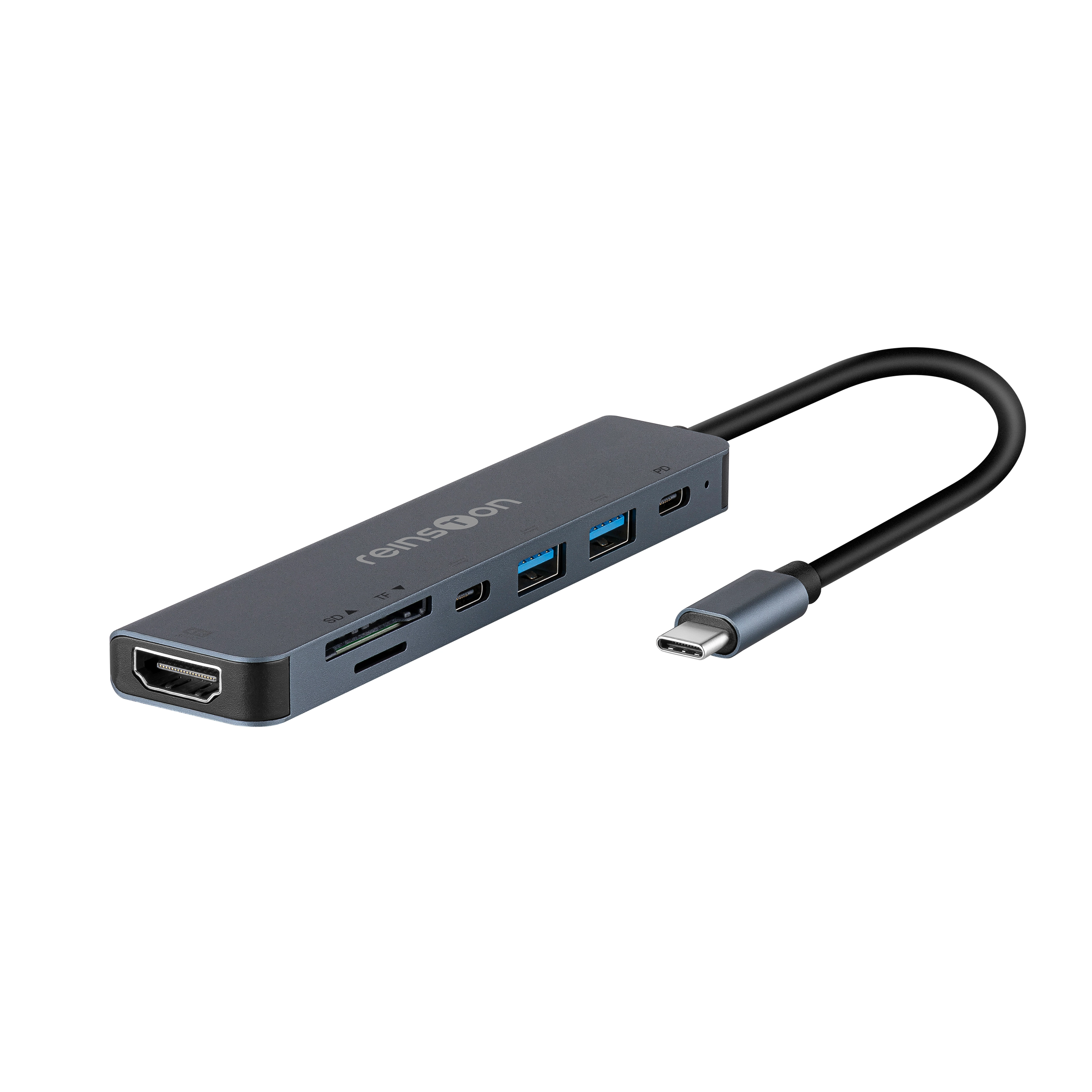 Hub USB Reinston USB-C EHUB09 7w1